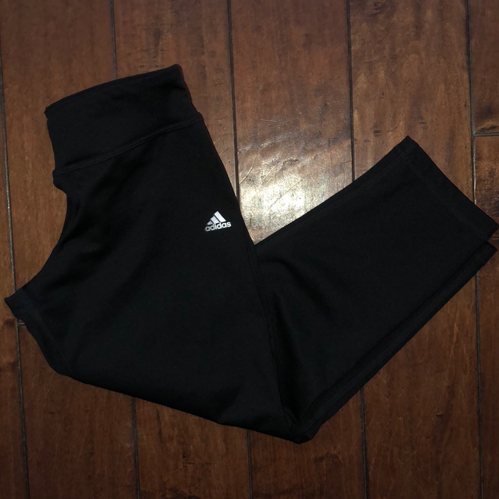 Black Adidas Workout  Legging Capris